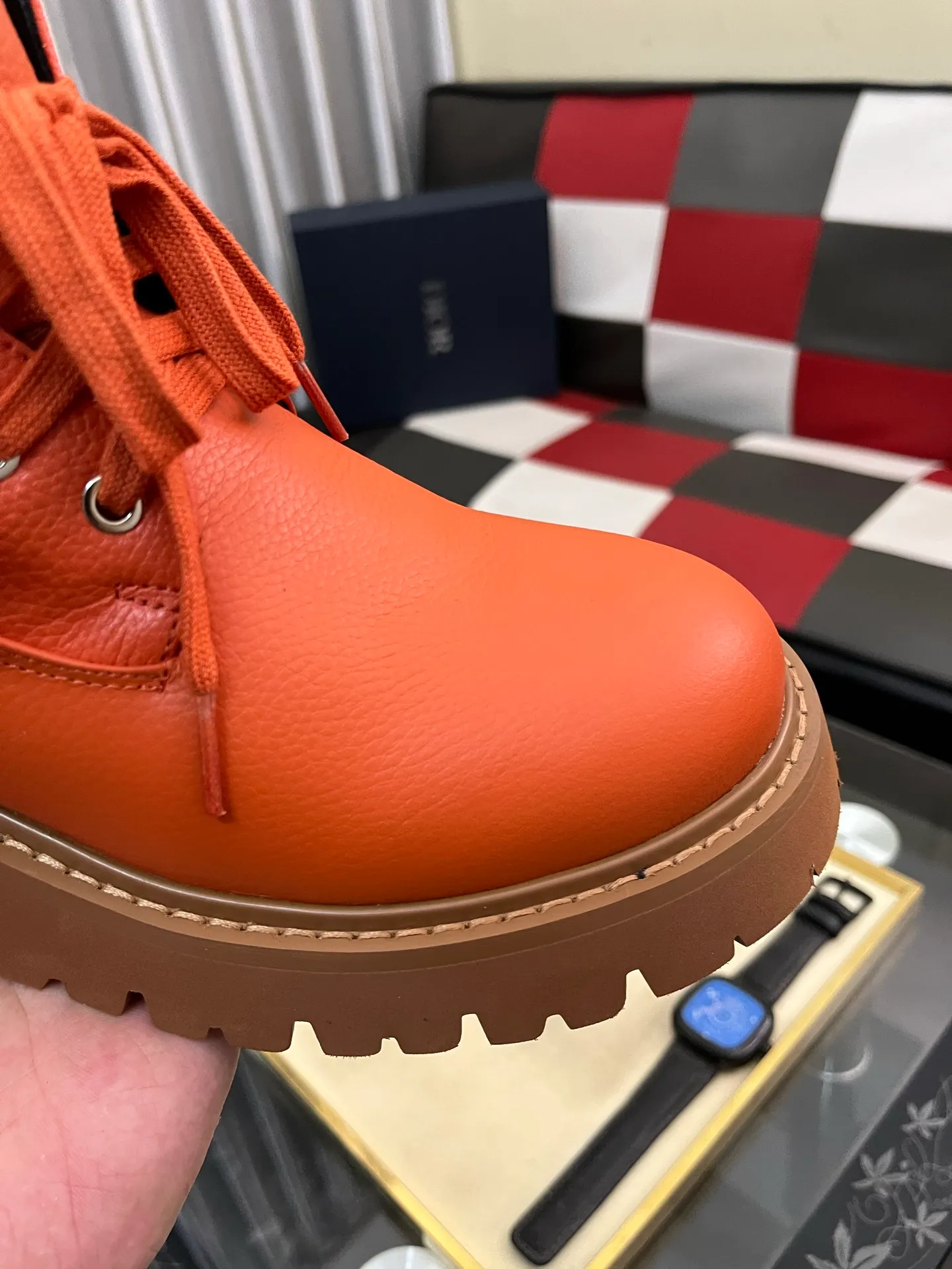 Men's shoes 💰: 560⌚️⌚️Dior top crafts Dior high-top boots counter synchronizes with the original factory configuration, original cowhide patchwork fabric imported from Italy, breathable and comfortable imported water-dyed cow lining, sole: original factory special original sole super comfortable, original factory with single goods high quality, you can enter and exit the counter at will, welcome to compare and synchronize with the counter, code number: 38-44